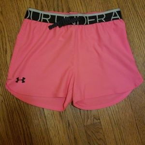 Girl's under Armour sports shorts